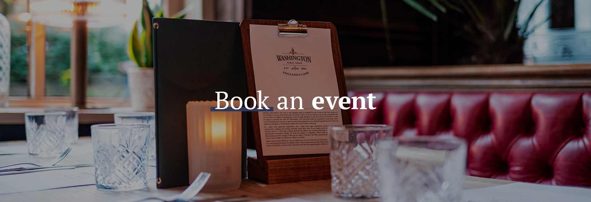 Book An Event